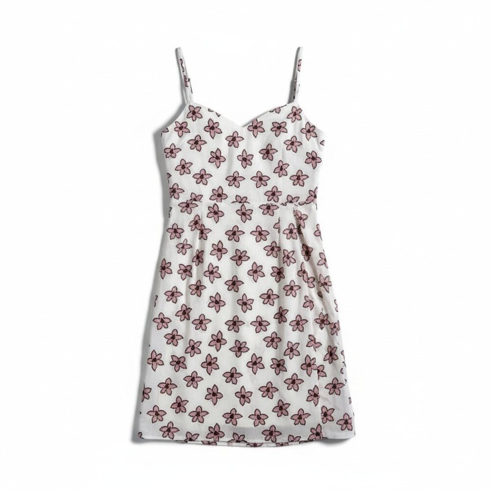 Hayden White and Pink Floral Mini Dress Size S NWT